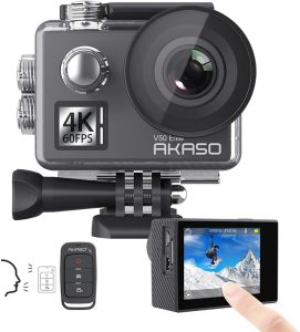 AKASO V50 Elite 4K60fps Touch Screen Camera (Voice Control) 